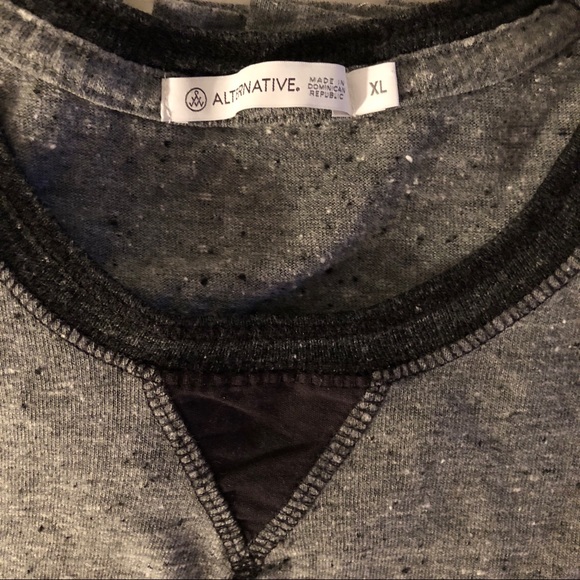 Alternative Apparel Long Sleeved Cotton Tee, XL - Picture 4 of 8